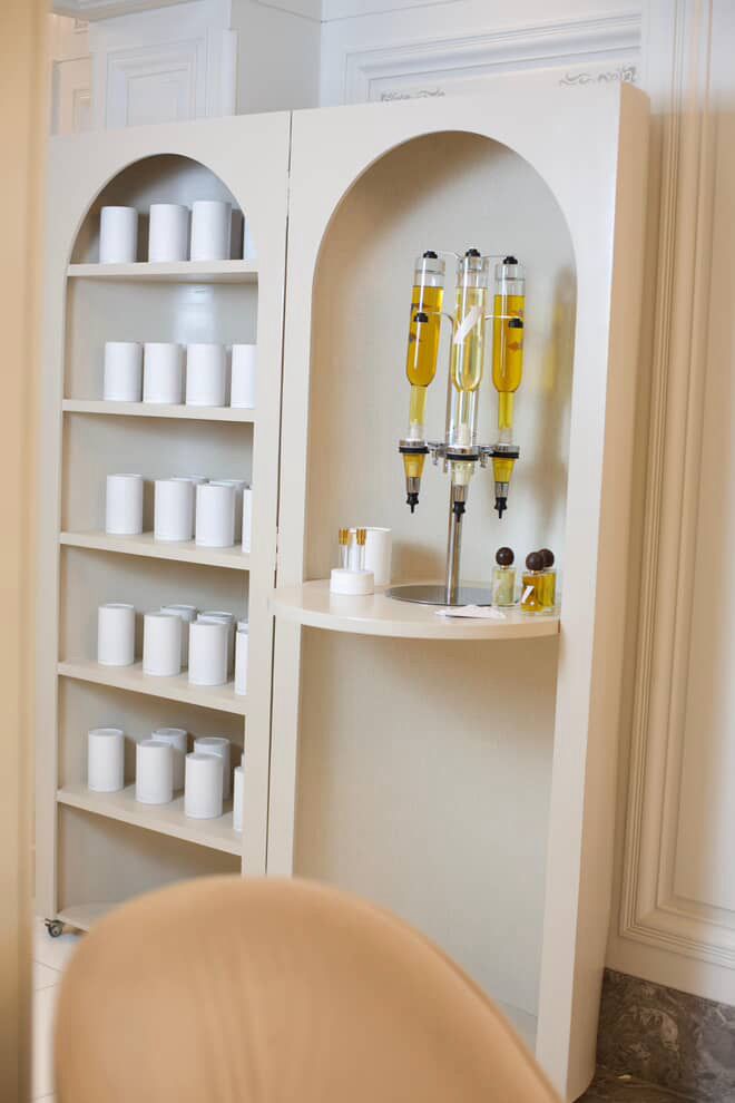 Perfume refilling service (within the booth)